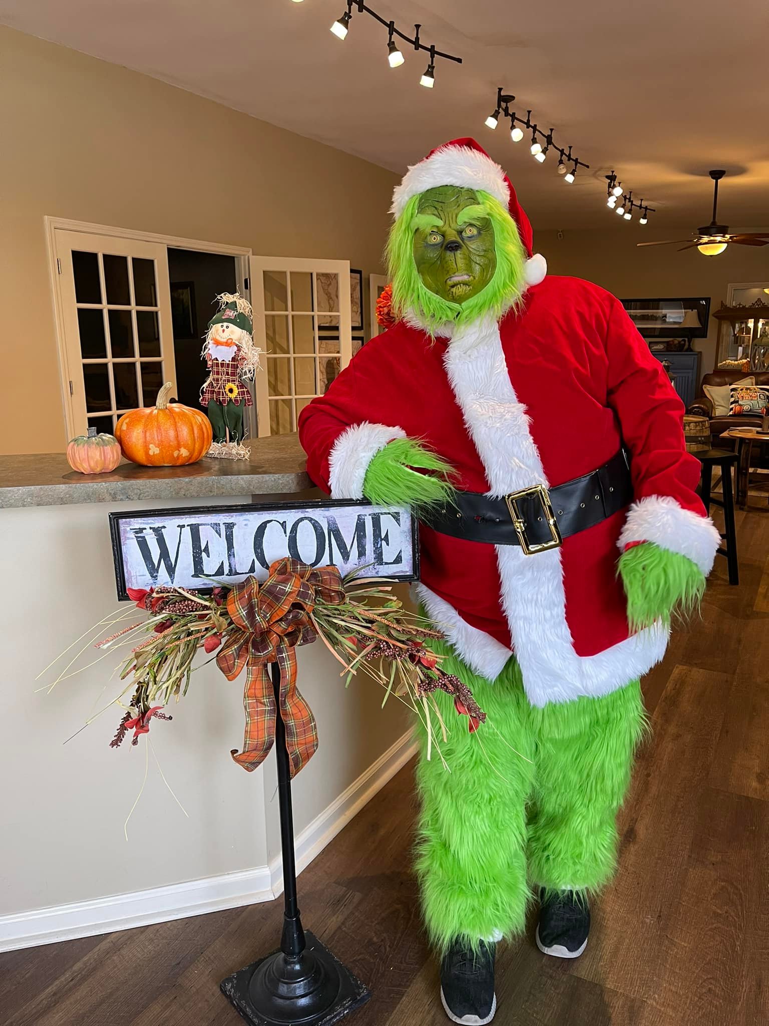 Mr. Grinch during the early years of Magical Holiday Visits